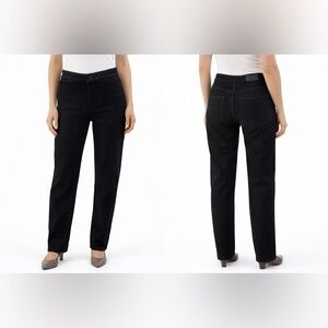 Acynetic Jennie Super Stretchy HighRise Black Wax Skinny  Jeans Size 28